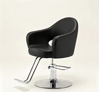 Chaise de Barbier Commerciale Nouvelle Génération Style Simple avec Repose-Pieds Réglable et Base Ronde – Offre Spéciale