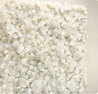 Décoration murale enroulable en tissu pour fond floral de mariage, rideau blanc pour événements et fêtes de mariage