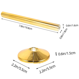 Cubierta de tubo de <span class=keywords><strong>radiador</strong></span> dorada de 15*200mm, cubierta de tubo de <span class=keywords><strong>radiador</strong></span>, cubierta de tubo de 15mm, cubiertas de tubo de <span class=keywords><strong>radiador</strong></span> de toallero dorado - Product Image 2