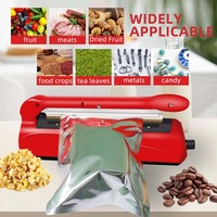 Scelleuse manuelle à impulsion professionnelle pour sacs plastiques, avec contrôle numérique de la température, corps en plastique, pour usage domestique et commercial