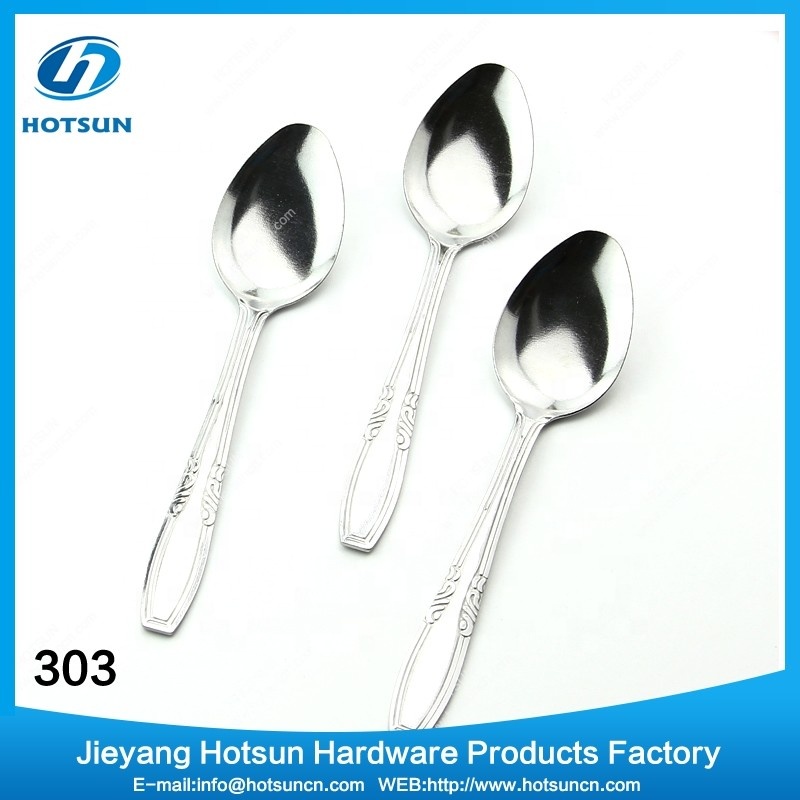 303 Spoon 15g 16g 17g 18g 301 555 999 Stainless Steel Tableware