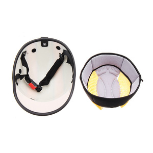 Casque de moto demi-face léger, protection solaire estivale, noir et rose, taille unique, casque de cyclisme en plastique - Product Image 4