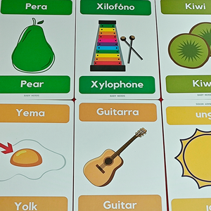 Tarjetas Educativas Laminadas Gruesas Ecológicas Impresas Personalizadas, Juego de Habilidades en Inglés Skillmatics para Niños Pequeños, Hechas de Papel - Product Image 5
