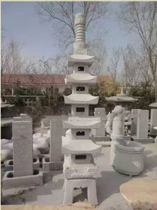 Lampe <span class=keywords><strong>pagode</strong></span> <span class=keywords><strong>de</strong></span> Style japonais, pierre <span class=keywords><strong>de</strong></span> jardin bon marché, lanternes <span class=keywords><strong>de</strong></span> <span class=keywords><strong>pagode</strong></span>, blanc, noir, gris, granit G602 G603 G654 - Product Image 2