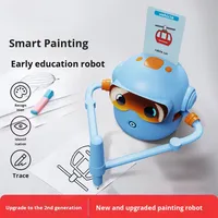 MILI Nouveau robot de dessin intelligent en plastique pour enfants, éducation précoce, dessin automatique, ensemble cadeau pour enfants