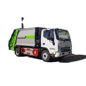 Camion compacteur de déchets à essence JAC neuf, 162 kWh, transmission manuelle, norme d'émission Euro 5, volume de 11 000 L, charge utile de 12,5 T - Product Image 1