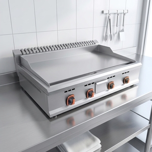 GRILL COMERCIAL A GAS <span class=keywords><strong>DE</strong></span> <span class=keywords><strong>CUATRO</strong></span> <span class=keywords><strong>QUEMADORES</strong></span> <span class=keywords><strong>DE</strong></span> 100 CM <span class=keywords><strong>DE</strong></span> LARGO EN OFERTA - Product Image 1