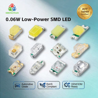 Puce LED RVB adressable 4020 Sanan, 3.7-5V, 50000 heures, IC intégré, câble unique, bandes LED en cascade, pour maison intelligente et usage commercial