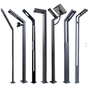 Poteaux de lampadaire en profilé polygonal en aluminium Jieyao, moulés au sable, pour usage en jardin, garantie 10 ans, revêtement poudré, galvanisation à chaud, tailles 3M-6M - Product Image 1