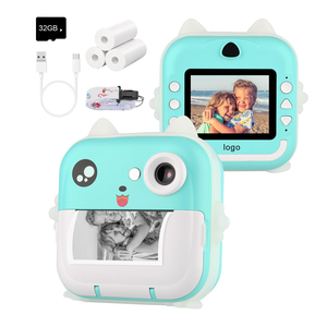 Cámara Instantánea para Niños con Papel Térmico, Mini Cámara BT, Regalos de Navidad y Cumpleaños, Video Digital Full HD, MicroSD, para Niñas y Niños Pequeños - Product Image 1