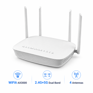 AX3000 WiFi6 4 antennes G8503 Double bande GPON XPON ONU ONT avec 4 ports GE VoIP USB FTTH FTTE - Product Image 4