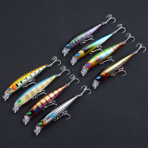 Choking Water White Strip Submerged <strong>Mino</strong> Full Swimming Subbait Bait 9Cm/10.9G Plastic Sea Fishing Warping Beak False Bait - Product Image 3