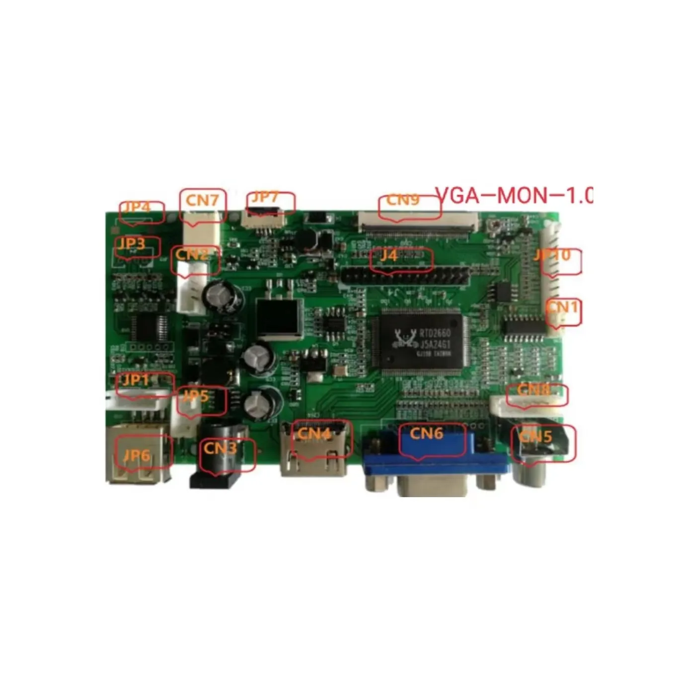 El controlador LCD de 15 pulgadas admite salida VGA HD MI, entrada AV LVDS, placa controladora de placa inversora de pantalla LCD TFT Universal
