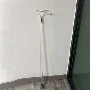 Şeffaf akrilik kamışı sağ el kontur kolu rehabilitasyon tedavi malzemeleri yaşlı engelli hafif sıcak satış - Product Image 6