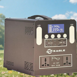 500W 378Wh Portable Power Station <b>Solar</b> <b>Generator</b> Pure Sine Wave for Camping Home B-1000W Portable Power Supply for Smartphone B - Product Image 5