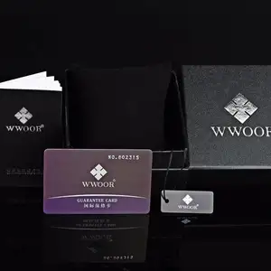 Wwoor 品牌 WOR box 03 自定义标志纸盒手表，纸板手表盒，纸手表盒