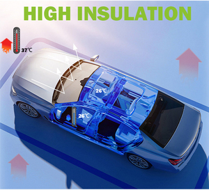 Glossy 1.52*30M Nano gốm Pet Xe Cửa sổ phim chống nhiệt chống xước bảo vệ sự riêng tư <span class=keywords><strong>Tint</strong></span> - Product Image 3