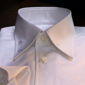 MTM camicie smoking stile italiano <span class=keywords><strong>sartoriale</strong></span> <span class=keywords><strong>camicia</strong></span> personalizzata per uomo su misura in cotone 100% con punta di lancia uomo <span class=keywords><strong>camicia</strong></span> di lusso - Product Image 2