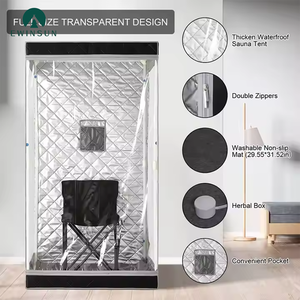 Panci uap besar portabel ukuran penuh, untuk kursi Sauna di rumah dengan Generator uap untuk terapi detoks tubuh - Product Image 5