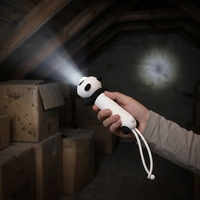 Nouvelle arrivée Lampe torche en silicone Panda rechargeable par USB, lumière LED mignonne en forme d'animal pour enfants, camping