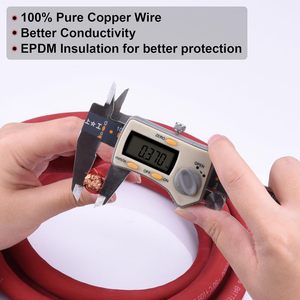 Câble de soudure 1/0 AWG, câble de batterie 1/0 AWG, câble solaire, câble électrique DC pour applications automobiles/solaires/générateurs - Product Image 2