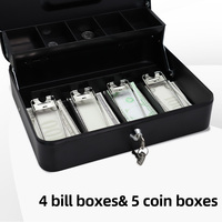 Tiroir-caisse GT-C18 boîtier en métal RJ11 ElectricalDual Check Port Money Cash Locker Registre Tiroir pour système POS