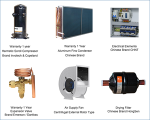 Aire Acondicionado Industrial para Almacenes, 62KW de Capacidad de Refrigeración, Compresor de Alta Precisión, Tipo de Pie - Product Image 5