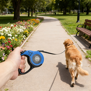 Wholesale 3m/5m Automatic Retractable Dog <strong>Leash</strong> Durable Custom <strong>Nylon</strong> <strong>Pet</strong> <strong>Leash</strong> with Strong Locking Mechanism - Product Image 1