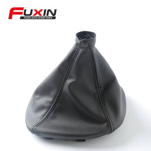 Couvre-poignée de levier de vitesse Fuxin en cuir noir pour véhicules Iveco de taille moyenne - Product Image 3