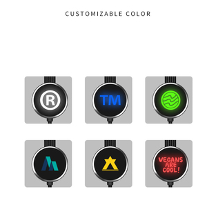 <span class=keywords><strong>Cable</strong></span> de Carga USB de Nailon 3 en 1 de 1.2m, Listo para Enviar, con Logotipo LED, Carga Rápida, <span class=keywords><strong>Cable</strong></span> de Datos para Teléfonos Móviles, Relojes Inteligentes - Product Image 5