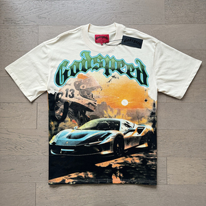 T-shirt da uomo Gods Shirt Heavyweight, abbigliamento streetwear Y2K, alta qualità, 100% cotone. - Product Image 6