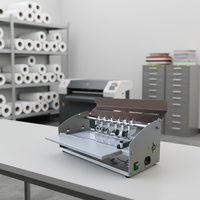 Machine de pliage et de découpe électrique de bureau de taille H500 A3 460mm avec perforation