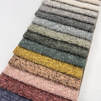 Tissu de canapé bouclé multicolore de style nordique haut de gamme, tissu textile d'ameublement lourd et résistant à l'usure pour meubles de salon