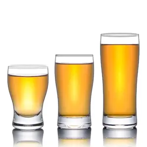 Macchina per vendita all'ingrosso fatta di birra da 4 once bicchiere di birra assaggiatore di birra in vetro piccolo bicchiere di birra