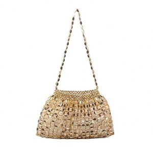 Nuevo Producto Más Vendido, Bolso Tipo Dumpling Tejido a Mano con Cuentas, Bolso de Hombro Moderno y a la Moda - Product Image 1