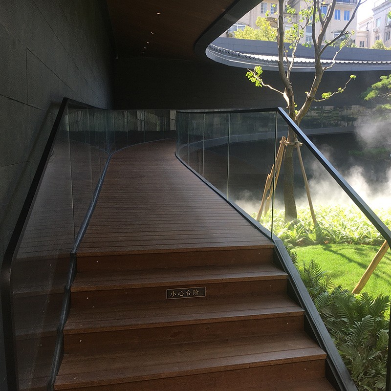 Anti-Slip Strong Stability Bamboo Flooring Clear Bamboo Pattern Solid Bamboo Flooring