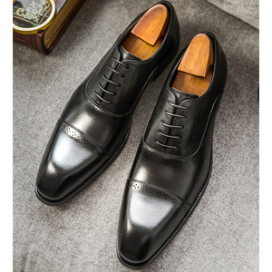 Mocasines de Cuero Genuino para Hombre con Suela Gruesa, Brillantes Metálicos, con Cordones, Impermeables, para Otoño, Estilo Casual de Negocios, con Aumento de Altura - Product Image 6