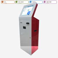 Distributeur de billets à écran tactile en libre-service de 19 pouces avec imprimante thermique de distribution d'argent et de pièces de monnaie
