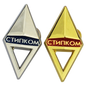 Kẽm Hợp Kim Đúc Biểu Tượng Bạc Kim Loại Phù Hiệu Cá Nhân Tùy Chỉnh Màu Đen Nickel Kim Cương Hình Ve Áo Pins Phù Hiệu - Product Image 1