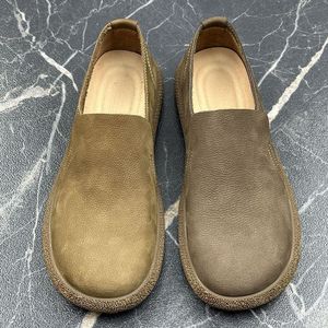 Zapatos Birken para Hombre, Estilo Casual de Primavera, Versátiles, Retro, de Cuero con Punta Ancha, Ligeros, con Suela Suave, Tipo <span class=keywords><strong>Mocasines</strong></span> - Product Image 3