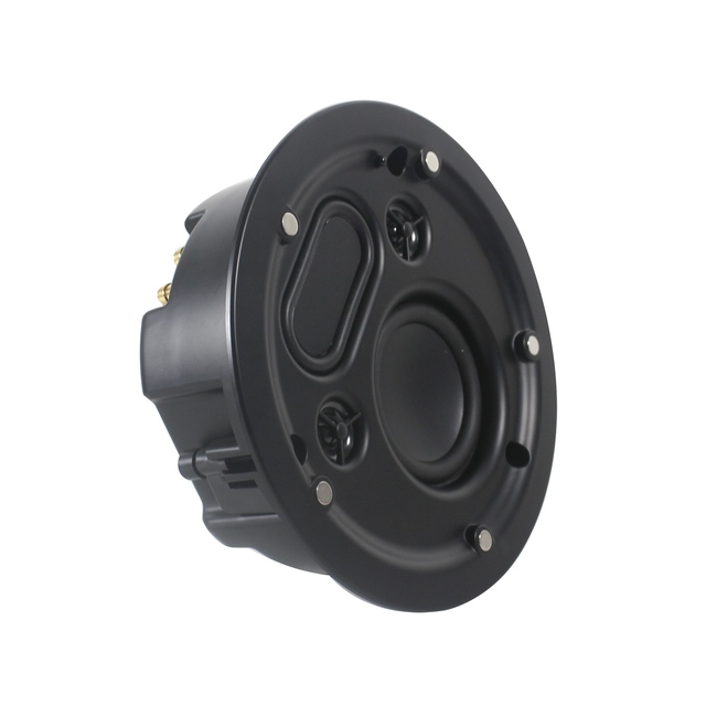 PA Smart Home Audio Black 40W at 8 Ohm Mini 3 Inch High Performance Ceiling Speaker with Dual Tweeter and Passive Radiator