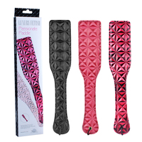 Pagaie double face en PU Passionnée avec sangle de poignet réglable pour jeux de rôle Queen - Accessoire de stimulation BDSM pour adultes