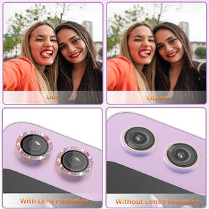 Capuchon d'anneau d'objectif de caméra en alliage de diamant métallique HD pour <span class=keywords><strong>Samsung</strong></span>, pour Galaxy Z Flip 7 Flip 6 ZFlip 5 Glitter - Product Image 6