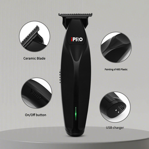 Tondeuse Professionnelle Sans Fil Rechargeable USB avec Lame en T Précise pour Salon, Barbier et Usage Domestique - Product Image 6