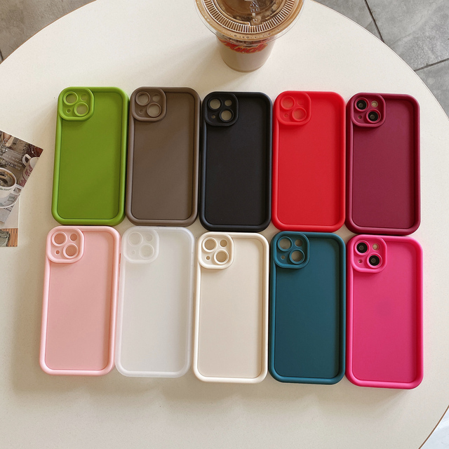Wholesale Colorful Phone Mobile Soft TPU case Cover Silicone Tpu Cell Phone Case for Apple