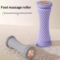 Rouleau de massage plantaire en TPR antidérapant et écologique avec logo personnalisé pour la relaxation musculaire et le yoga – Vente en gros