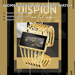Reloj de Cuarzo de Lujo para Mujer al por Mayor, con Puntero Rectangular, Cristal de Aleación, Pulsera de Acero Inoxidable, Casual, con Diamantes Huecos, Resistente al Agua - Product Image 5