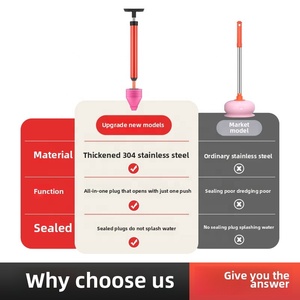 Intasamento del tubo di <span class=keywords><strong>scarico</strong></span> aria ad alta pressione <span class=keywords><strong>scarico</strong></span> zoccolo strumento idraulico per bagno fogna spina di aspirazione - Product Image 4