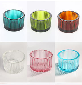 Portavelas de Vidrio <span class=keywords><strong>Mini</strong></span> Estilo Popular para Velitas de Té, Coloridos para Comprar al por Mayor para Bodas y Día de San Valentín a Precio Competitivo con Soportes - Product Image 5