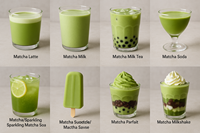 Nouvelle Poudre de Matcha Biologique de Qualité Boissons, Thé Instantané en Vrac, Thé Vert, Boissons Saines, Sachets en Gros